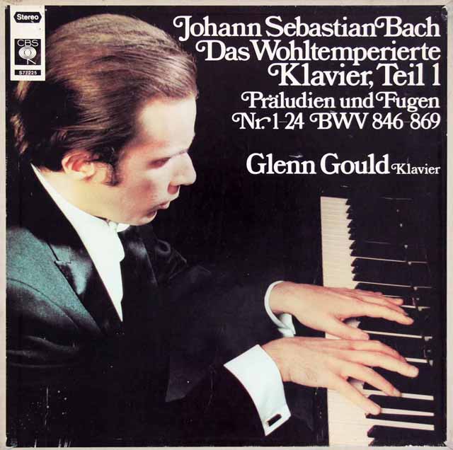 グールドのバッハ/平均律クラヴィーア曲集第1巻（全曲）　独CBS　3514　LP レコード