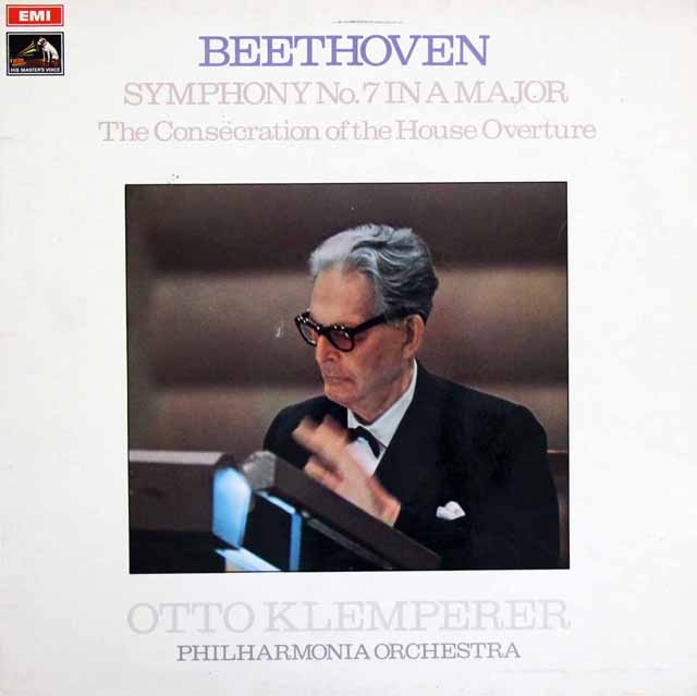 クレンペラーのベートーヴェン/交響曲第7番、「献堂式」序曲　英EMI　3514　LP レコード