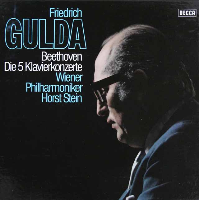 グルダ、シュタインのベートーヴェン/ピアノ協奏曲全集　独DECCA　3514　LP レコード