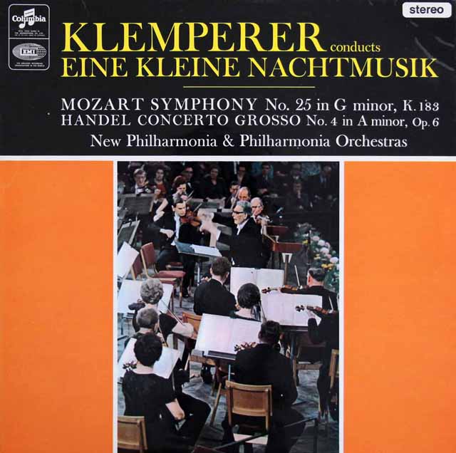 クレンペラーのモーツァルト/「アイネ・クライネ・ナハトムジーク」ほか　英Columbia　3515　LP レコード