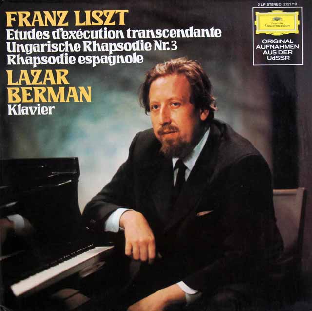 ベルマンのリスト/超絶技巧練習曲集　独DGG　3515　LP レコード