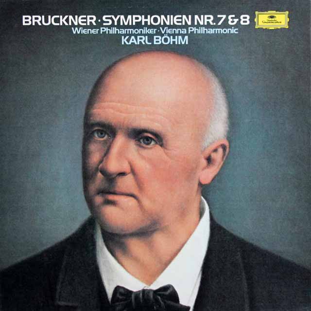 【テストプレス】　ベームのブルックナー/交響曲第7、8番　独DGG　3515　LP レコード