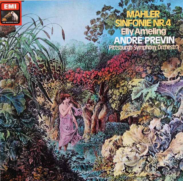 プレヴィンのマーラー/交響曲第4番　独EMI　3515　LP レコード