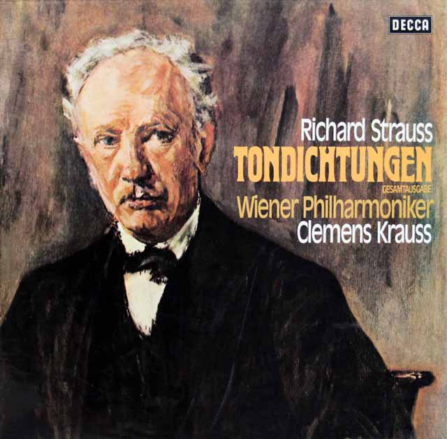 クラウスのR.シュトラウス/交響詩曲集　独DECCA  3515　LP レコード