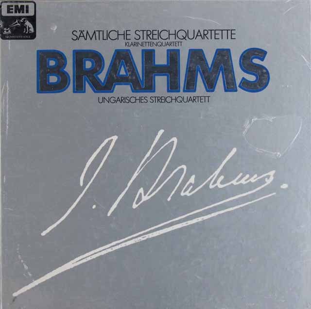 【未開封】　ハンガリー四重奏団らのブラームス/弦楽四重奏曲第1～３番ほか　独EMI　3515　LP レコード