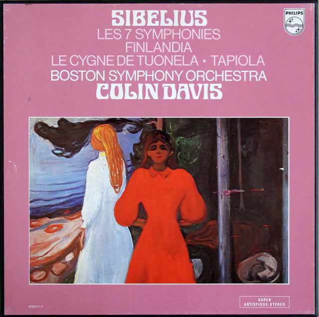 デイヴィスのシベリウス/交響曲全集　蘭PHILIPS　3515　LP レコード