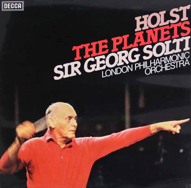【オリジナル盤】　ショルティのホルスト/組曲「惑星」　英DECCA　3516　LP レコード