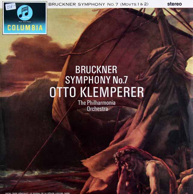 クレンペラーのブルックナー/交響曲第7番　英Columbia　3517　LP レコード
