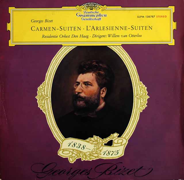 【赤ステレオ/独最初期盤】　オッテルローのビゼー/カルメン組曲、アルルの女組曲　独DGG　3517　LP レコード