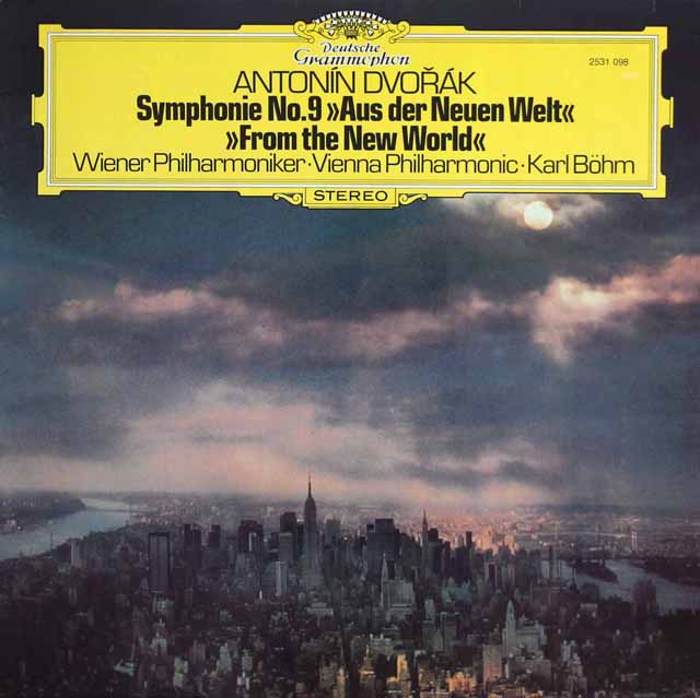 ベームのドヴォルザーク/交響曲第9番「新世界より」　独DGG　3517　LP レコード