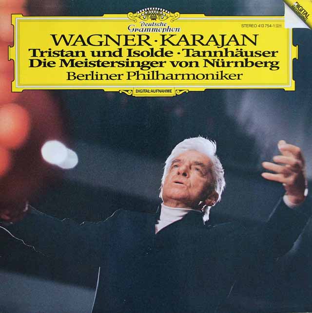 カラヤンのワーグナー/管弦楽曲集　 独DGG　3517　LP レコード