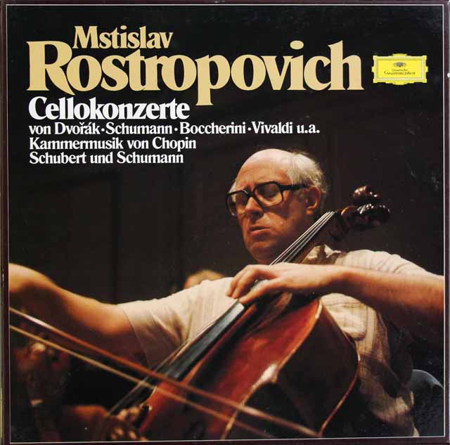 ロストロポーヴィチのチェロ協奏曲、室内楽曲集　独DGG　3517　LP レコード