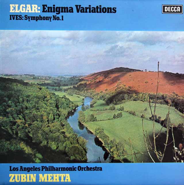 【オリジナル盤】　メータのエルガー/エニグマ変奏曲ほか　英DECCA　3517　LP レコード