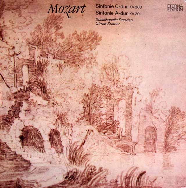 スウィトナーのモーツァルト/交響曲第28&29番 　独ETERNA　3517　LP レコード