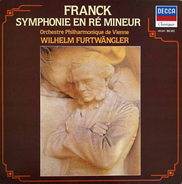 フルトヴェングラーのフランク/交響曲ニ短調　仏DECCA　3517　LP レコード