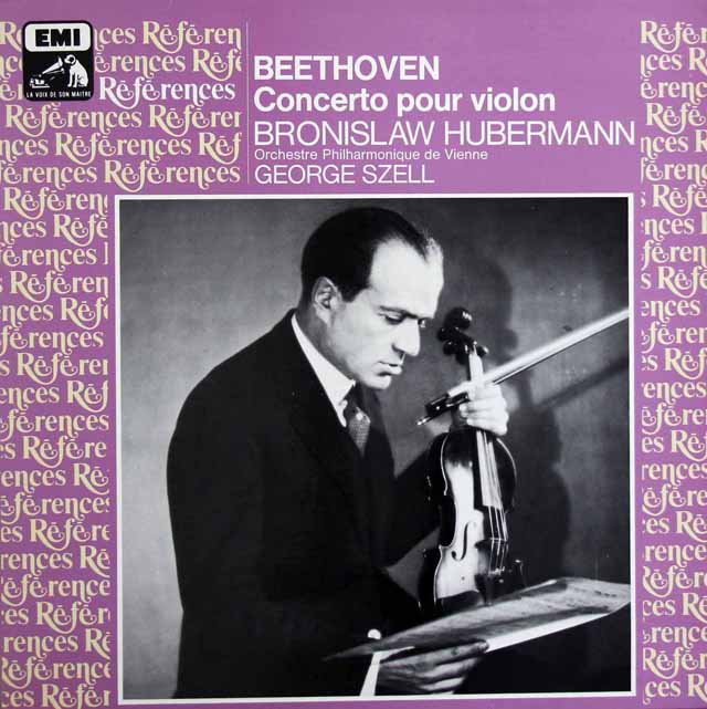 フーベルマン&セルのベートーヴェン/ヴァイオリン協奏曲　仏EMI（VSM）　3517　LP レコード