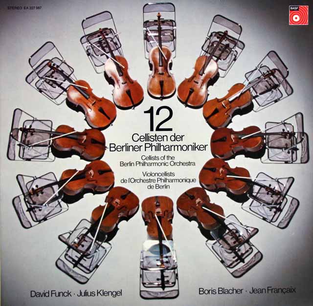 ベルリン・フィルの12人のチェロ奏者たち　独BASF　3518　LP レコード