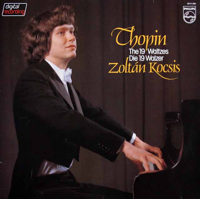 コチシュのショパン/ワルツ集　（「華麗なる大円舞曲」、「小犬のワルツ」などを含む）　蘭PHILIPS　3518　LP レコード