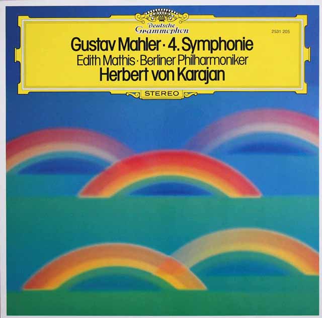 カラヤンのマーラー/交響曲第4番　独DGG　3519　LP レコード