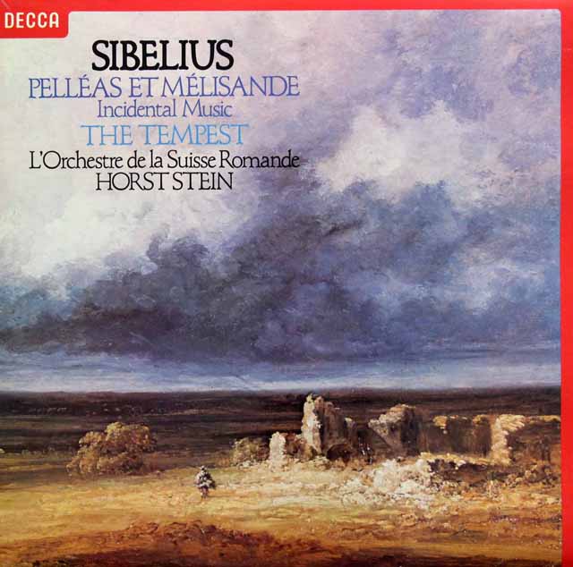 シュタインのシベリウス/「ペレアスとメリザンド」、「テンペスト」　蘭DECCA　3519　LP レコード