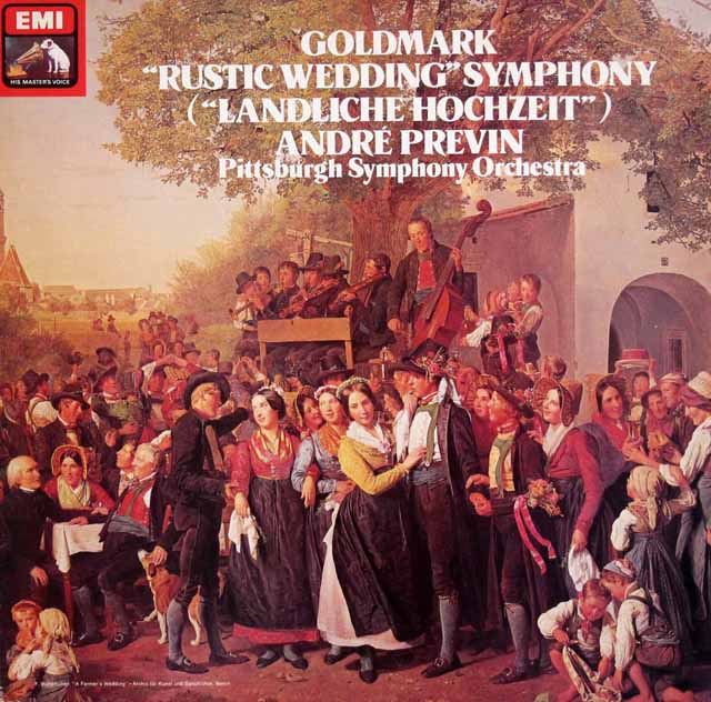 【オリジナル盤】　プレヴィンのゴルトマルク/「田舎の婚礼の交響曲」　英EMI　3519　LP レコード