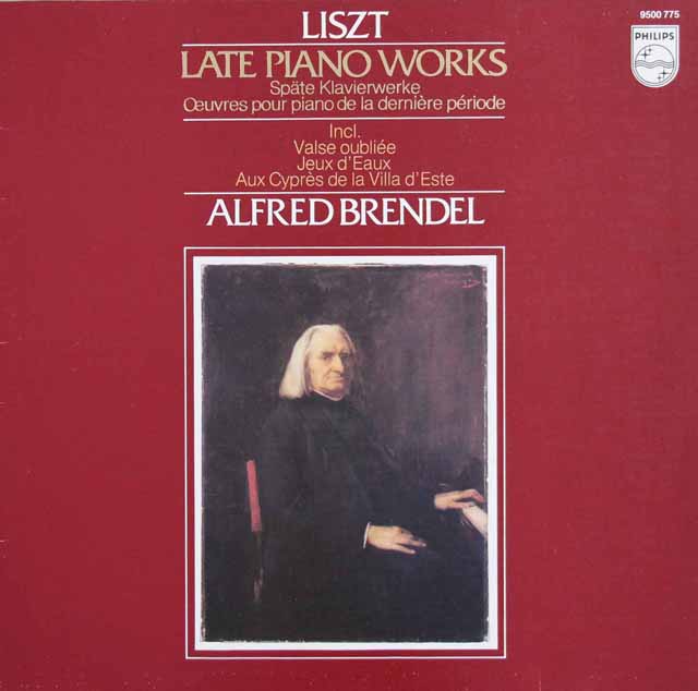 ブレンデルのリスト/後期ピアノ作品集 　蘭PHILIPS　3519　LP レコード