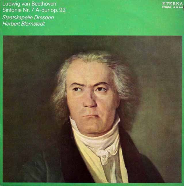 ブロムシュテットのベートーヴェン/交響曲第7番　独ETERNA　3519　LP レコード
