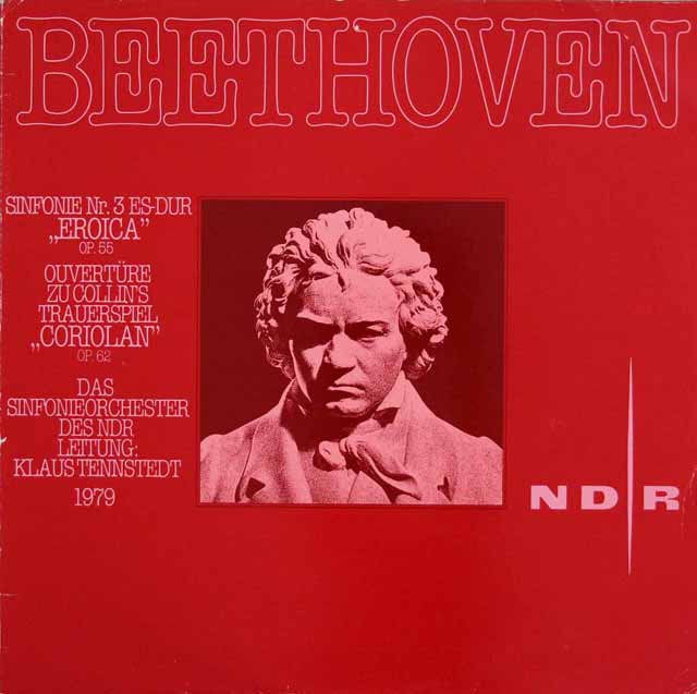 テンシュテットのベートーヴェン/交響曲第3番「英雄」ほか　独NDR　3519　LP レコード