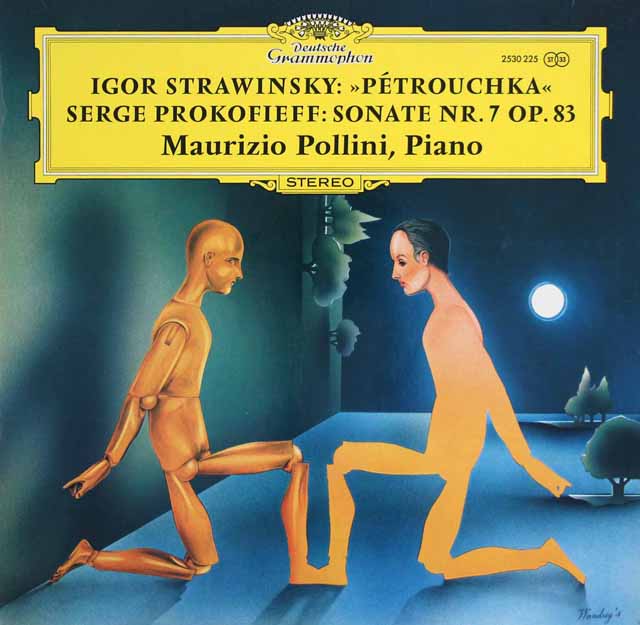 ポリーニのストラヴィンスキー/「ペトルーシュカ」ほか　独DGG　3520　LP レコード