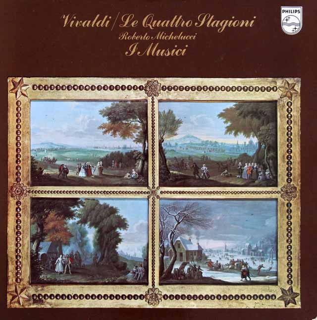 ミケルッチ、イ・ムジチ合奏団のヴィヴァルディ/「四季」　蘭PHILIPS　3520　LP レコード