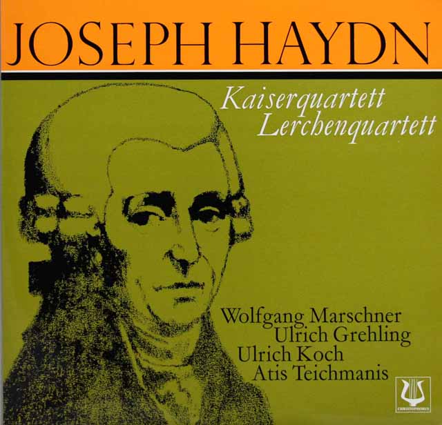 マルシュナー＝コッホ四重奏団のハイドン/「皇帝」＆「ひばり」　独CHRISTOPHORUS　3520　LP レコード