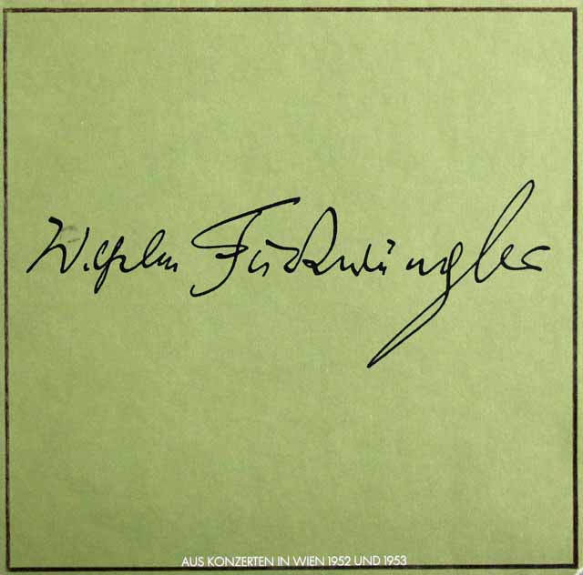 フルトヴェングラーのベートーヴェン/交響曲第1&9番　独WF協会　3520　LP レコード