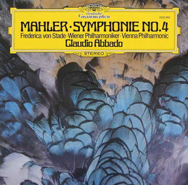 アバドのマーラー/交響曲第4番　独DGG　3521　LP レコード