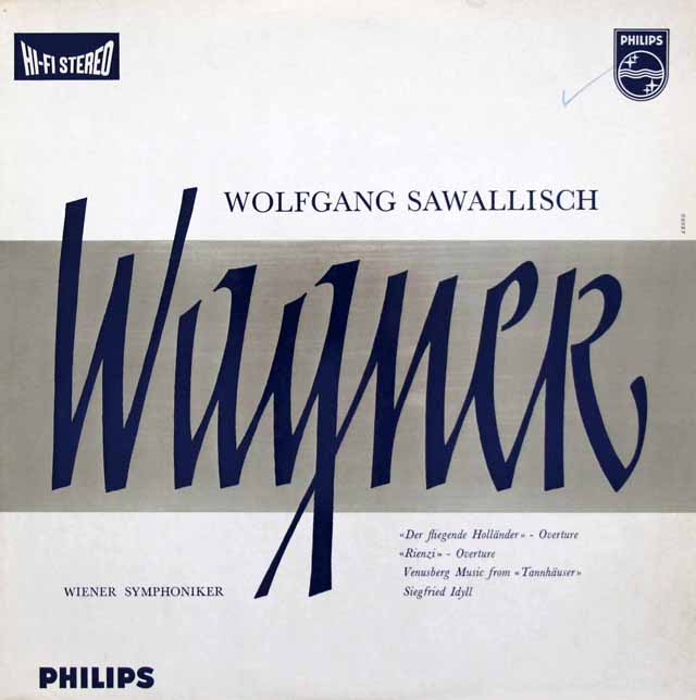 【オリジナル盤】　サヴァリッシュのワーグナー/管弦楽曲集　蘭PHILIPS　3521　LP レコード