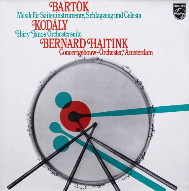ハイティンクのコダーイ/ハーリ・ヤーノシュほか　蘭PHILIPS　3521　LP レコード