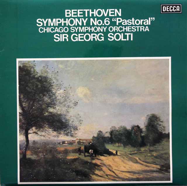 【オリジナル盤】　ショルティのベートーヴェン/交響曲第6番「田園」　英DECCA　3521　LP レコード
