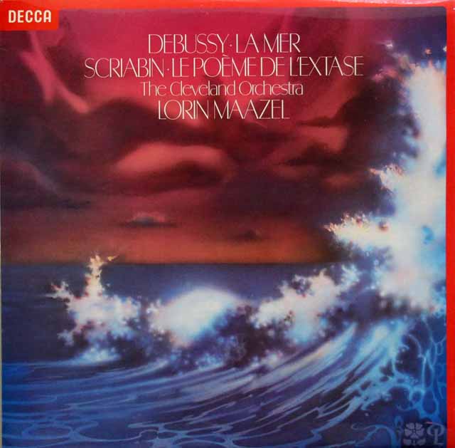 【オリジナル盤】　マゼールのドビュッシー/交響詩「海」ほか　英DECCA　3521　LP レコード