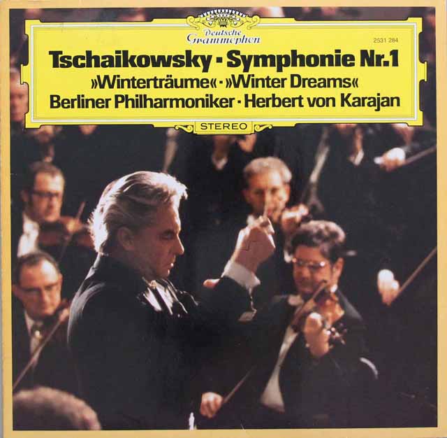 カラヤンのチャイコフスキー/交響曲第1番～第3番　独DGG　3521　LP レコード