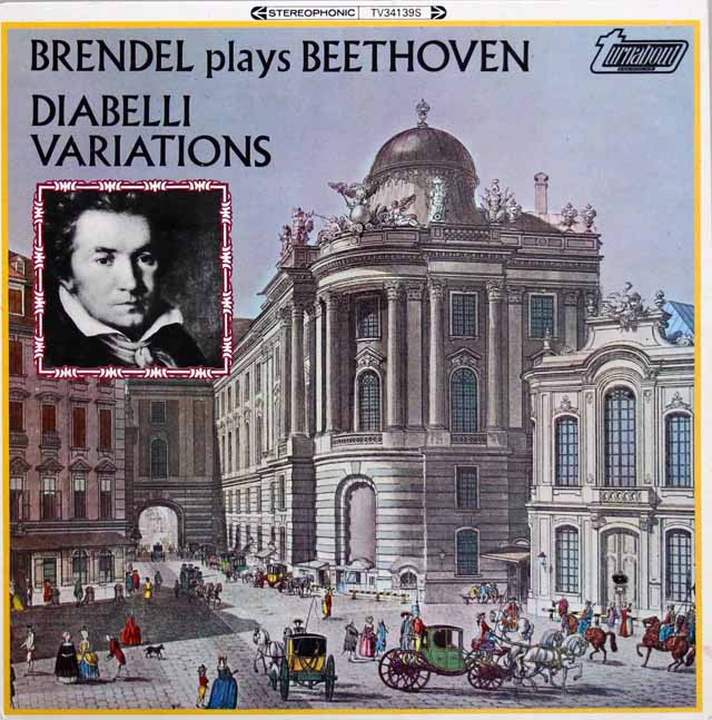 ブレンデルのベートーヴェン/「ディアベリ変奏曲」　英turnabout　3522　LP レコード