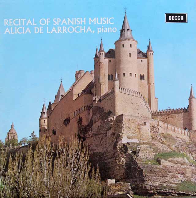 【オリジナル盤】　ラローチャのスペイン音楽リサイタル　英DECCA　3522　LP レコード