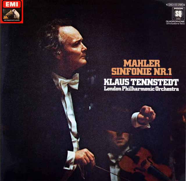 テンシュテットのマーラー/交響曲第1番「巨人」　独EMI　3522　LP レコード