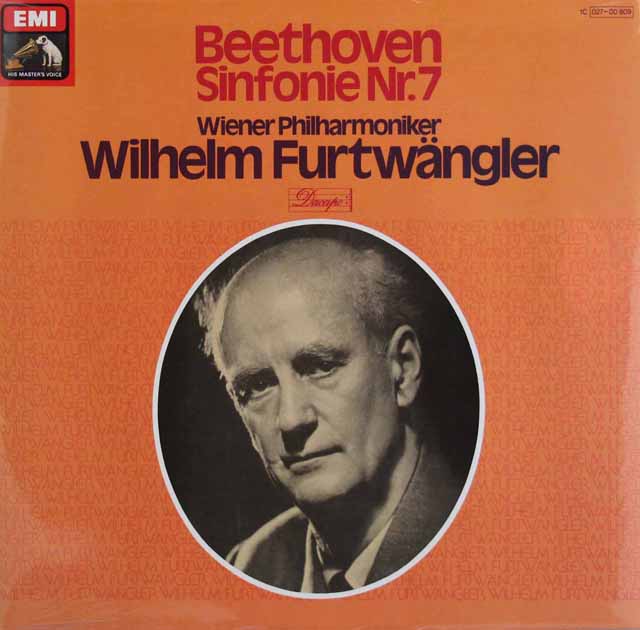 【未開封】　フルトヴェングラーのベートーヴェン/交響曲第7番　独EMI　3522　LP レコード