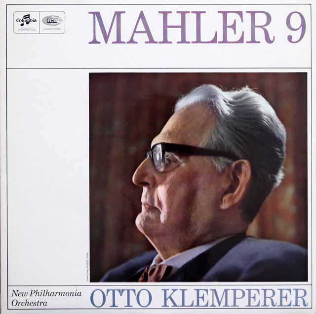 【オリジナル盤】　クレンペラーのマーラー/交響曲第9番　英Columbia　3522　LP レコード