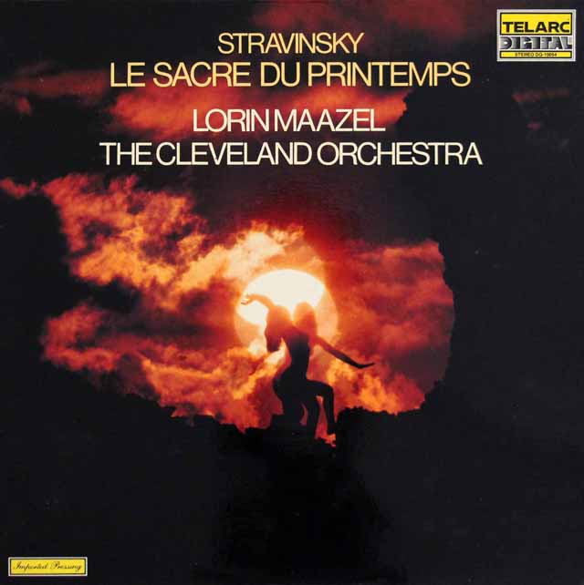 マゼールのストラヴィンスキー/「春の祭典」　独TELARC　3522　LP レコード