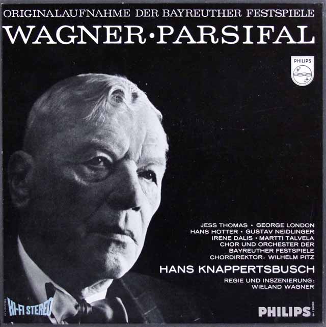 特価【オリジナル盤】　クナッパーツブッシュのワーグナー/「パルジファル」全曲　蘭PHILIPS　3522　LP レコード
