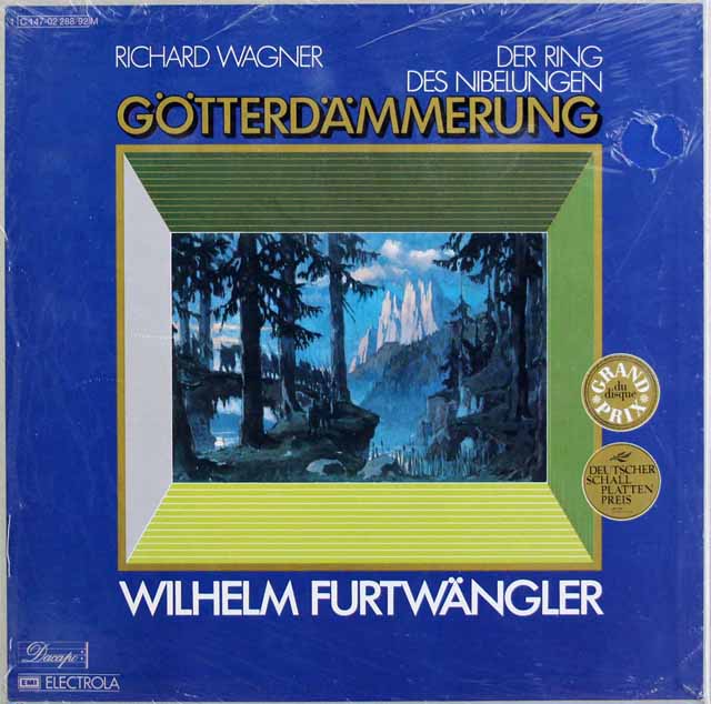 【未開封】　フルトヴェングラーのワーグナー/「神々の黄昏」　独EMI（Dacapo）　3522　LP レコード