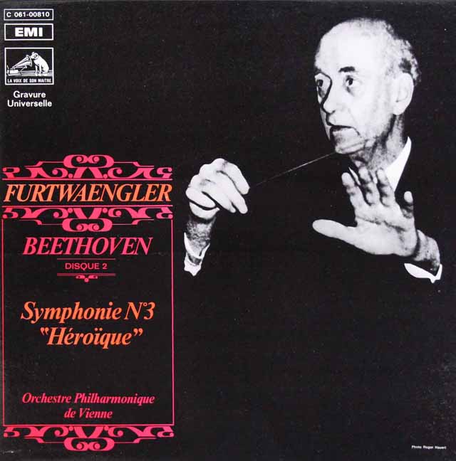 フルトヴェングラーのベートーヴェン/交響曲第3番「英雄」　仏EMI(VSM)　3523　LP レコード