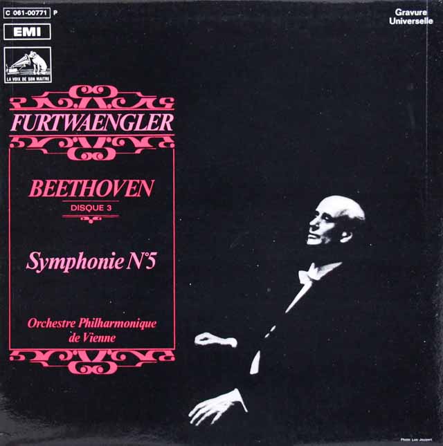 フルトヴェングラーのベートーヴェン/交響曲第5番「運命」　仏EMI(VSM)　3523　LP レコード
