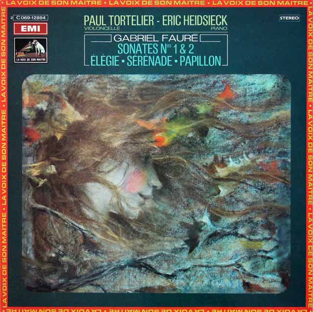 トルトゥリエ、ハイドシェックのフォーレ/チェロソナタほか　仏EMI（VSM）　3523　LP レコード