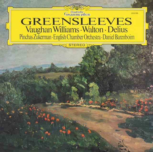 ズッカーマン、バレンボイムのヴォーン・ウィリアムズ/「グリーンスリーヴスによる幻想曲」ほか　独DGG　3523　LP レコード